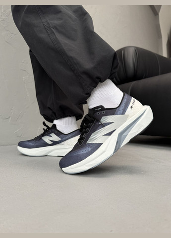 Синие демисезонные кроссовки мужские new balance fuelcell rebel v4 graphite grey white | нью беланс фьюлцел ребел синие No Brand