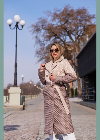 Кофейное демисезонное Пальто MN