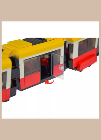 Конструктор Трамвай 3-х секційний 472 дет (PL-921-381) Iblock (333253187)