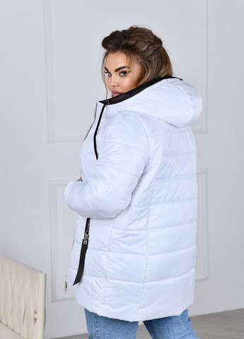 Белая демисезонная демисезонная куртка No Brand