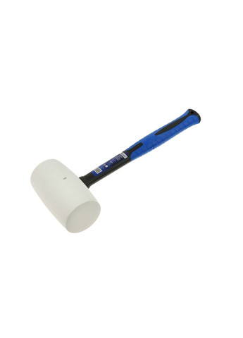 Киянка " "-premium гумова біла з ручкою зі скловолокна покритого TPR 1.100 г Geko (308338689)