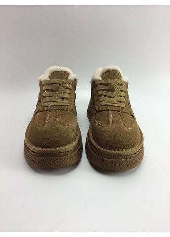 Iva Женские зимние туфли коричневый з натуральная замша, украина — зима (365247062)