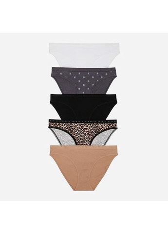 Набор женских трусиков-бикини (5 шт., размер L, разноцветные) Victoria's Secret (366880187)