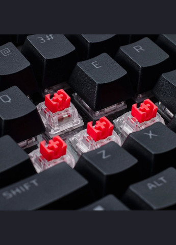 Клавиатура механическая Alloy Rise 75key, Red, USBA, EN/RU, RGB, черный HyperX (314929232)