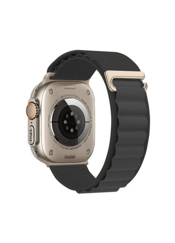 Ремінець Apple Watch Поліестер для моделей 42-49 мм Оливковий Smart Watch (370166056)