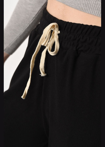 Штани жіночі напівбатальні чорного кольору Let's Shop (289719165)
