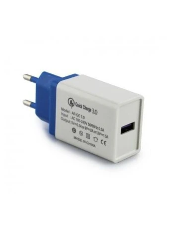 Адаптер Fast Charge QC3.0 USB AR 60/ 4311 WHITE Gemei (393818857)