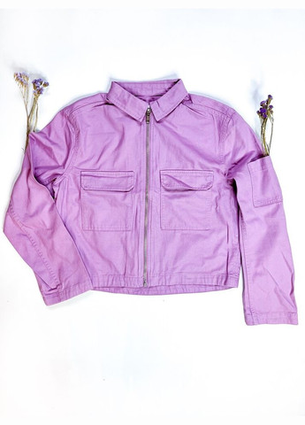 Джинсова сорочка Н&М 170 см фіолетовий артикул Л652 H&M (289478806)