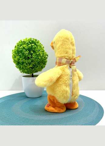 Игрушка Гусь Музыкальная ходит повторюшка Желтый (777-2) No Brand (304545996)