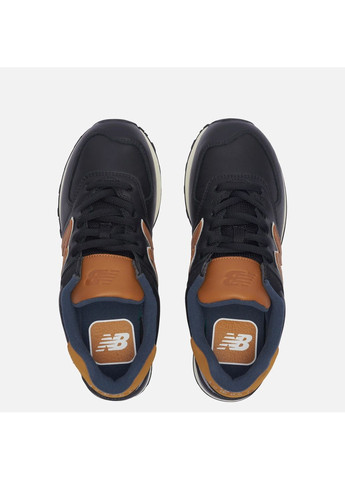 Чорні кросівки чоловічі 574 black ml574omd New Balance