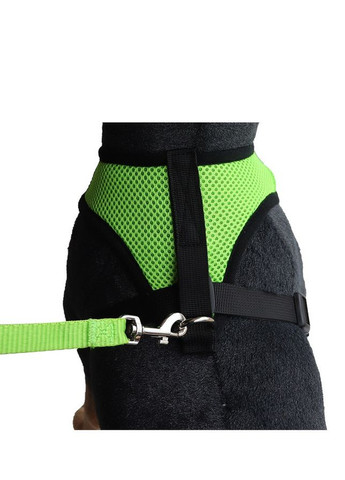 Шлейка для котов и кошек с поводком Pet Style "Сетка" Темнорозовая L No Brand - (323236179)