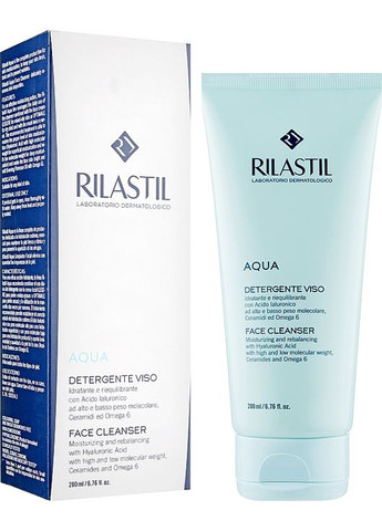 Делікатний очищувальний гель для обличчя Aqua Detergente Viso 200ml (896916-5298) Rilastil (368639904)