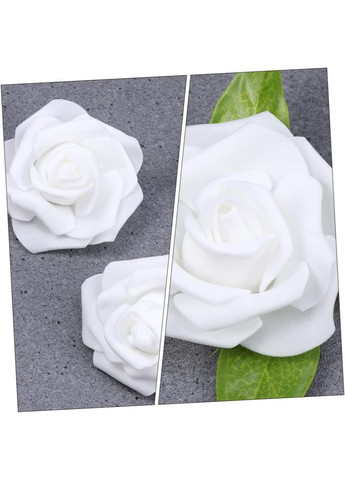 Набір 2 шт гумка Біла Троянда 7 см Fashion (368772078)