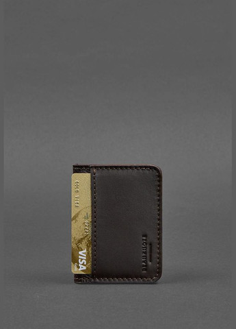 Чоловіча шкіряна обкладинка для ID-паспорта і водійських прав 4.0 карбон коричнева (A-027334) BlankNote (328444875)