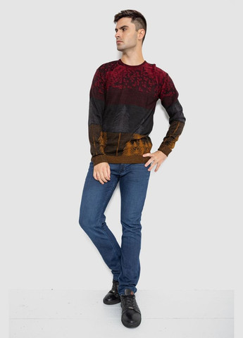 Красный зимний свитер мужской повседневный Ager 247R6138