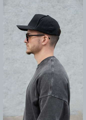 Кепка бейсболка тракер с принтом Flower Black Without (341086890)