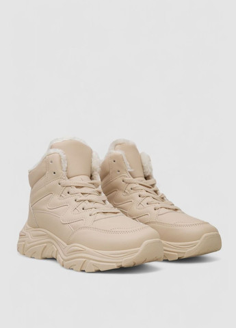 Кросівки жіночі зимові на хутрі Ager 248RDM01 бежеві демісезони (338370546)