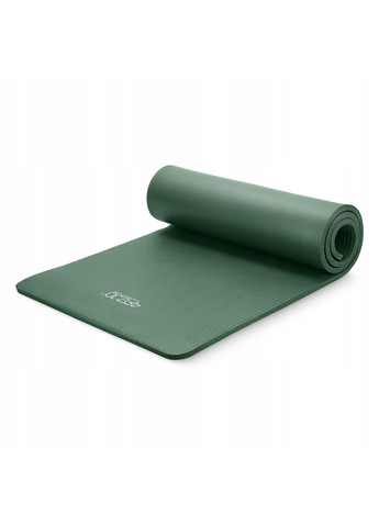 Килимок (мат) спортивний NBR 180 x 60 x 1 см для йоги та фітнесу Navy Green (P-5905973406680) 4FIZJO (349650185)