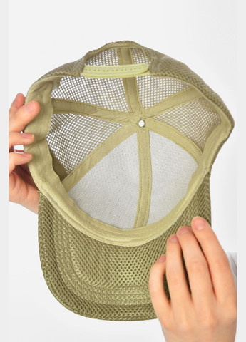 Кепка жіноча кольору хакі Let's Shop (331600789)