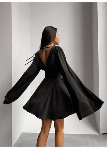 Чорна святковий, вечірня сукня No Brand однотонна