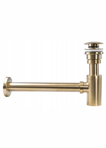 Сифон для раковины BRUSHED GOLD универсальный + CLICK-CLACK Rea (336937879)