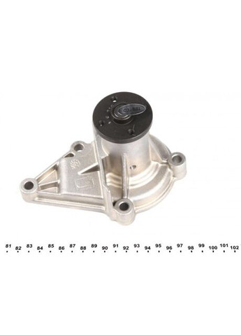 Насос воды Hyundai Accent II/III/Elantra/Getz/Matrix/Kia Cerato/Rio II 1.4/1.5/1.6 99- (R/B) (6 лоп PA950 UA63 Graf (345764961)