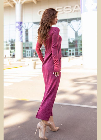 Бордова сукня 12105 бордова ISSA PLUS однотонна