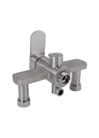 Змішувач для ванни Luna 005 (з душовим гарнітуром) (k35) LDLUN005NKS46093 Nickel LIDZ (397567258)
