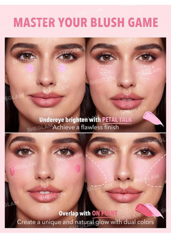Жидкие румяна Color Bloom Liquid Blush-Petal Talk Sheglam (316582313)