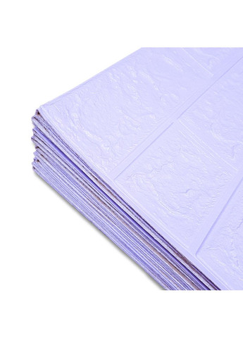 Самоклеюча декоративна 3D панель під світло-фіолетову цеглу в рулоні 3080x700x3мм 3D Loft (298400601)