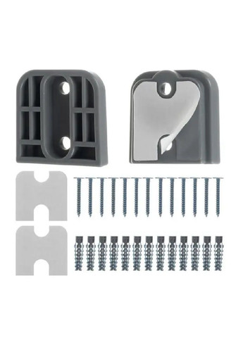 Захисні висувні ворота рольставні безпеки в дверному отворі для дітей тварин 85х160 см (476418-Prob) Сірі Unbranded (280957223)