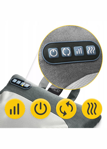 Подушка массажер Shiatsu Lite Black () 4FIZJO P-5905973404136 (315440906)