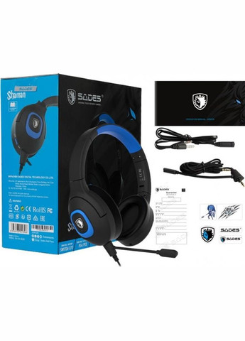 Гарнітура SA-724 Shaman Blue (sa724blj) Sades (308205122)