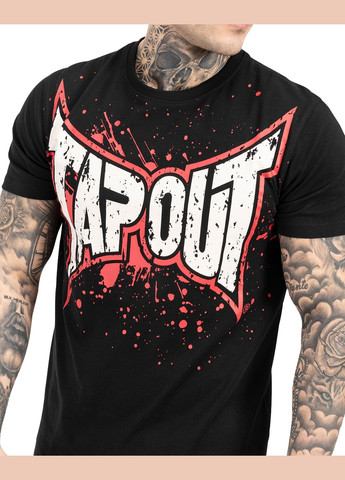 Черная футболка Tapout SPLASHING