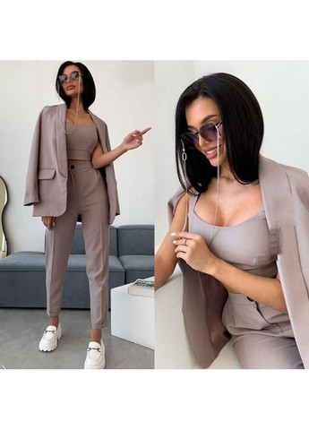 Костюм-трійка з топом Fashion (360769222)