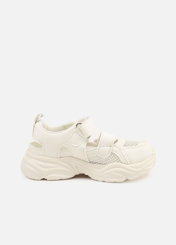 Белые слипоны на плоской подошве для девочки цвет белый цб-00273779 Kimboo