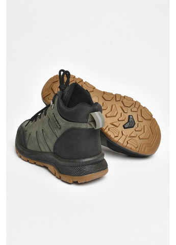 Черевики чоловічі зимові на хутрі темно-зеленого кольору Let's Shop (353131076)