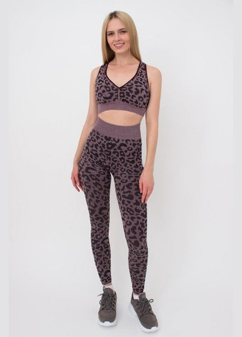 Топ женский бесшовный на широких бретелях с принтом Giulia TOP ANIMAL MELANGE 03 (316683680)