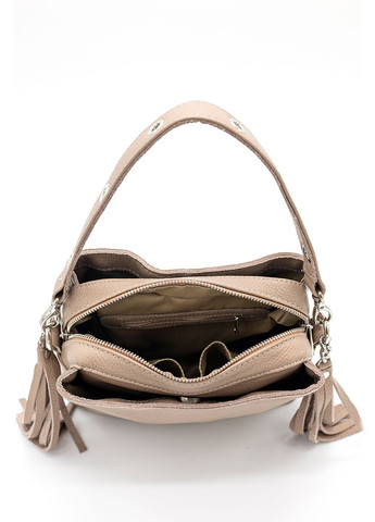 Сумка женская с ручкой кожаная средняя бежевая 1711140 ARTiS Bags Сумка (328083003)