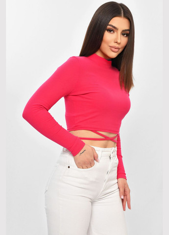 Кофта жіноча однотонна в рубчик рожевого кольору Let's Shop (331288272)