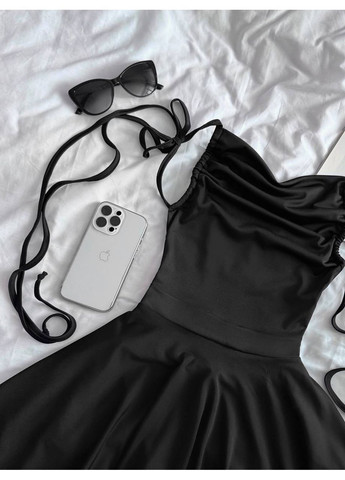 Жіночий комбінезон No Brand комбінезон-шорти однотонний чорний повсякденний, вечірній, кежуал дайвінг, трикотаж