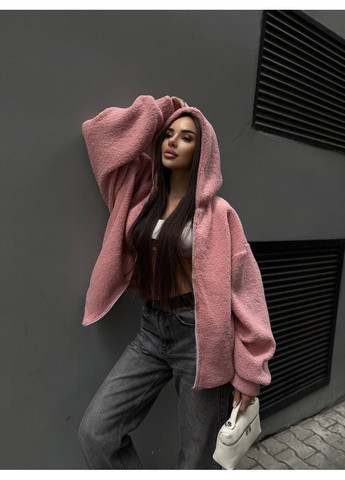 Женское оверсайз худи Teddy мех No Brand Р4939-779/2 (363839485)