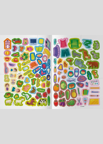 Школа современного почемусика. English. Мои первые слова. 115 развивающих наклейок Кристал Бук (316081496)