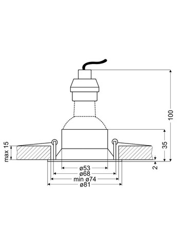 Точечный светильник SA-12 (2268712) Candellux (361312684)