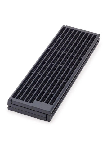 Складна сушарка решітка з нековзною основою на мийку раковину для сушіння посуду овочів фруктів 43×38,7×1,4 см (480812-Prob) Unbranded (344464791)