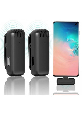Бездротова мікрофонна система Vijim J12 Wireless Lavalier Microphone System (Type-C Android interface) Ulanzi (355412606)