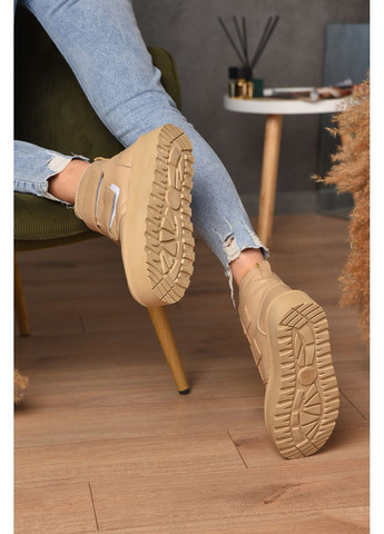 Угги женские на меху бежевого цвета Let's Shop (352690183)