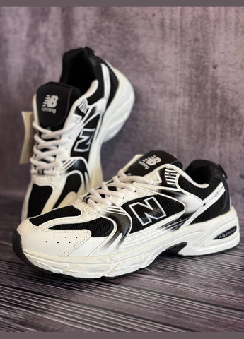 Цветные всесезонные кроссовки Vakko New Balance 530 Black White