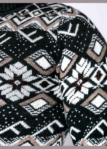 Темно-зеленый зимний мужской свитер цвет темно-зеленый cb-00233272 Gerekli