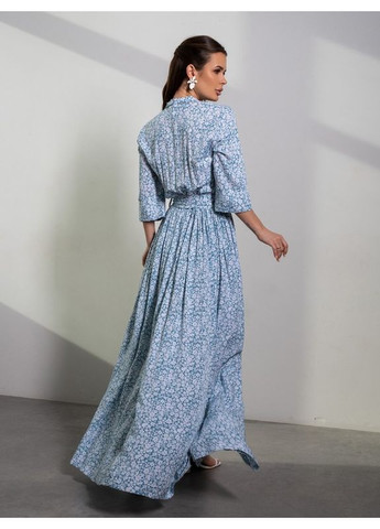 Комбинированное платье 14636 мультиколор ISSA PLUS однотонное